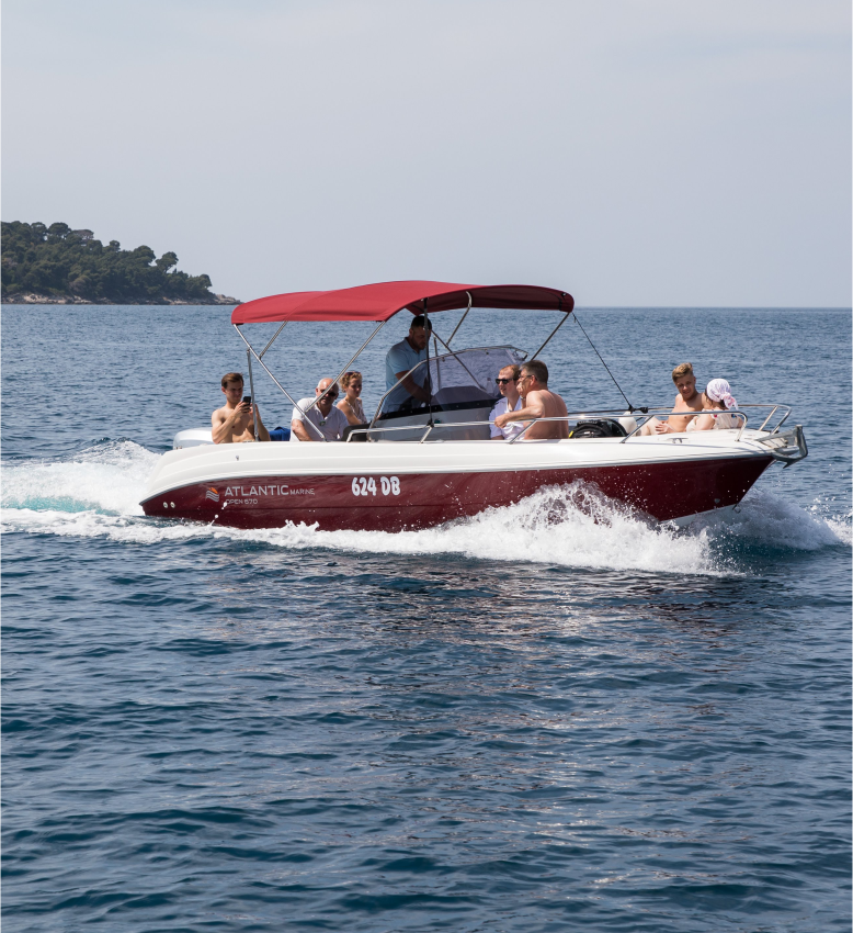Incentive Reise für Händler mit Teamchallenge im Boot bei Dubrovnik
