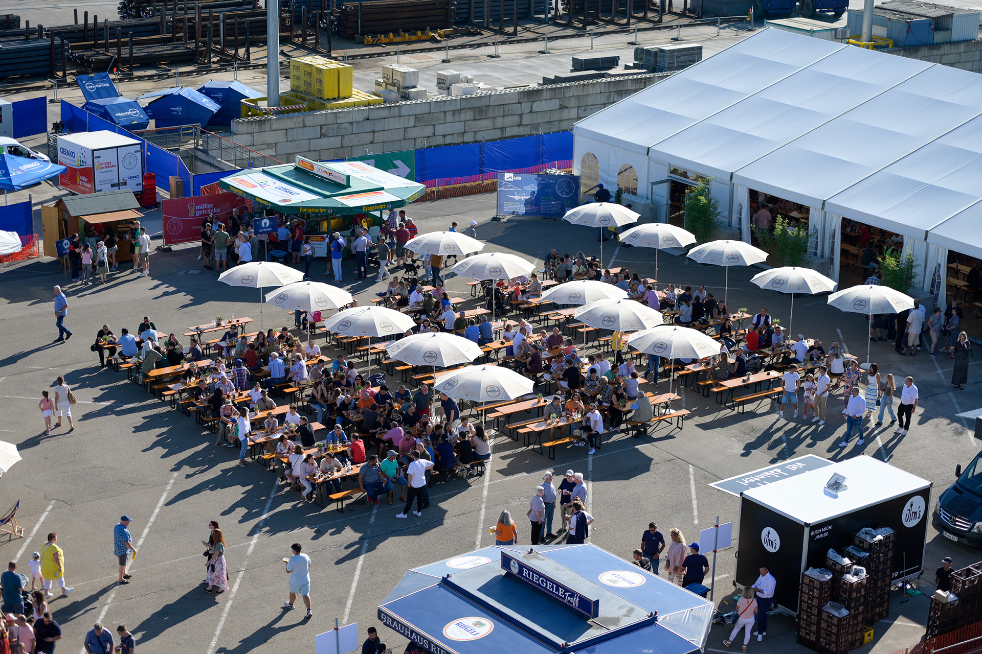 Mitarbeiterevent mit 3.000 Gästen in Augsburg